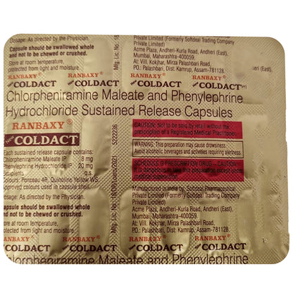 New Coldact Capsule SR - Classic Derma