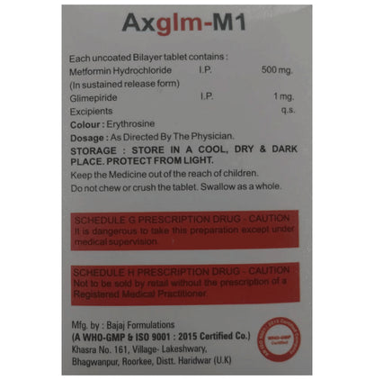 Axglm-M1 Tablet SR