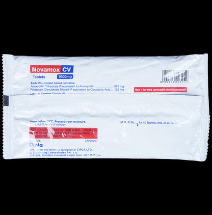 Novamox CV 1g Tablet