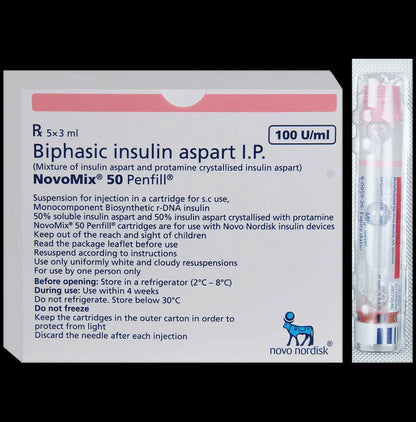 Novomix 50 100IU/ml Penfill - Classic Derma