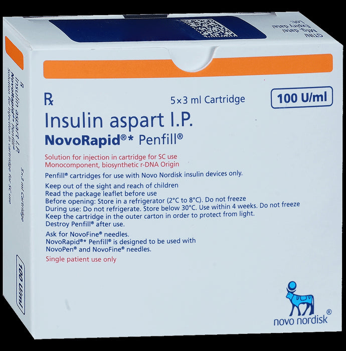 Novorapid Penfill (3ml Each)
