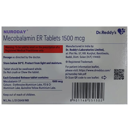 Nuroday Tablet ER
