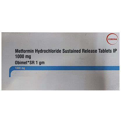 Obimet SR 1gm Tablet - Classic Derma