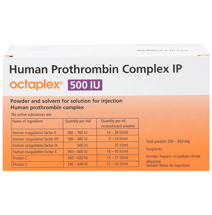 Octaplex 500 IU Injection - Classic Derma