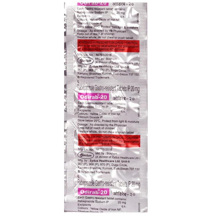 Odirab 20mg Tablet