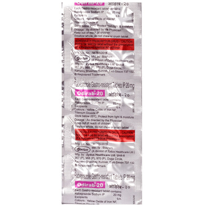 Odirab 20mg Tablet