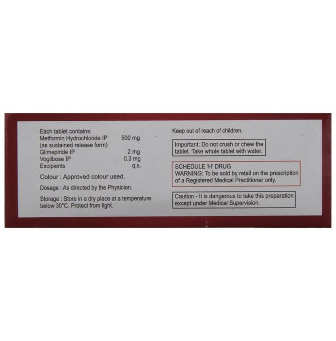 Glucoryl-MV 2/0.3 Tablet SR