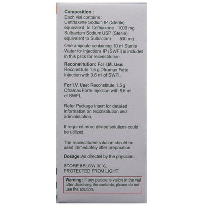 Oframax Forte 1.5g Injection