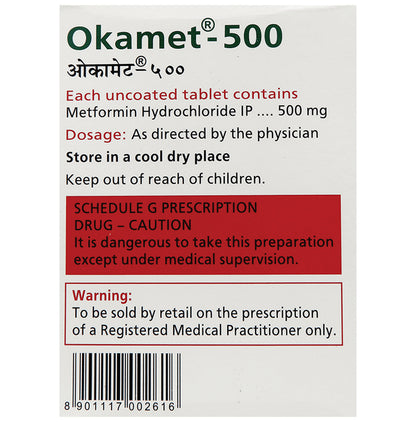 Okamet 500 Tablet