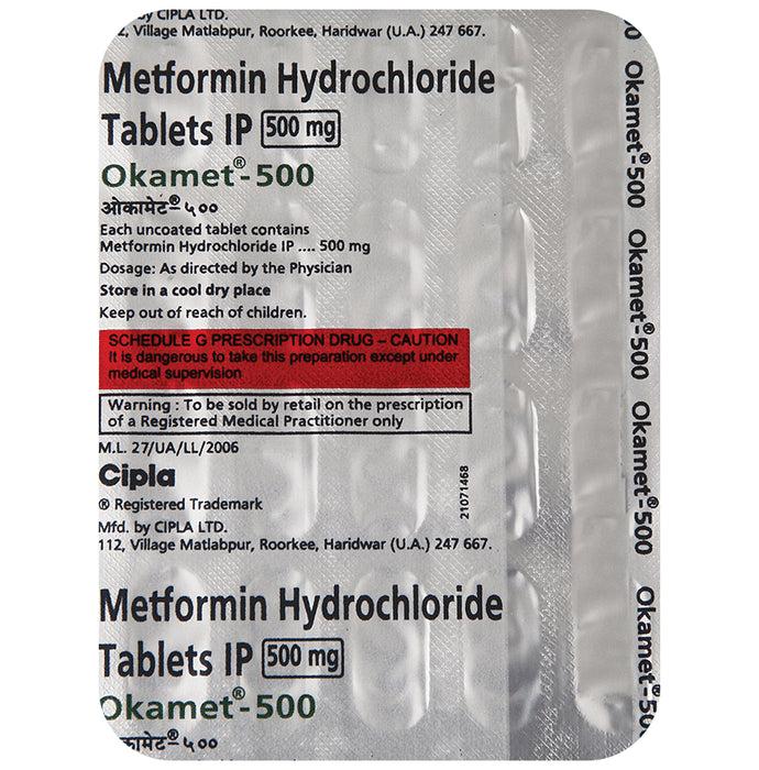 Okamet 500 Tablet