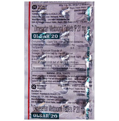 Olsar 20 Tablet