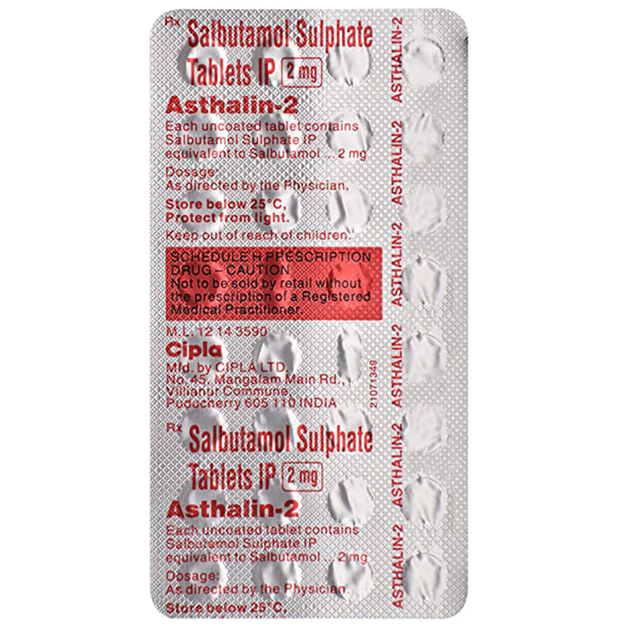 Asthalin 2 Tablet
