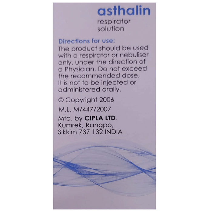 Asthalin Respirator Solution