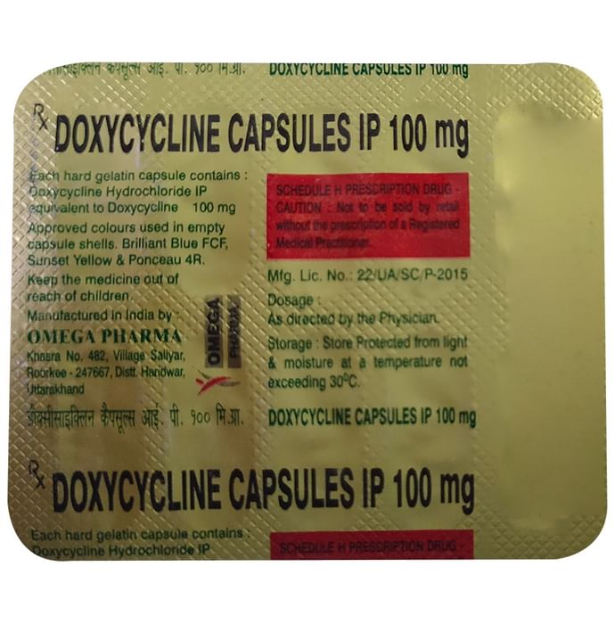 Omega Doxycycline 100mg Capsule - Classic Derma