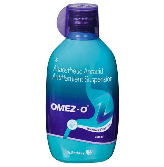 Omez-O Oral Suspension Mint Sugar Free - Classic Derma