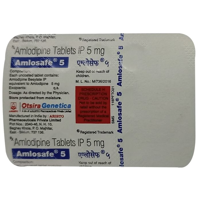 Amlosafe 5 Tablet