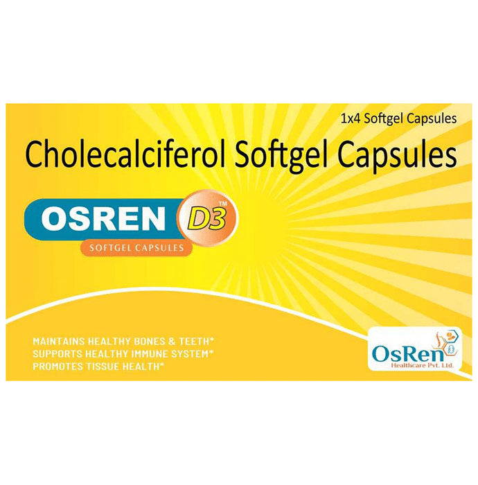 Osren D3 Softgel Capsule - Classic Derma