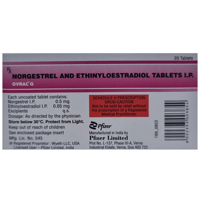 Ovral G Tablet