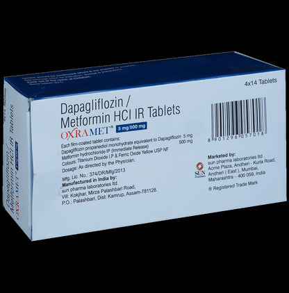 Oxramet 5mg/500mg Tablet IR