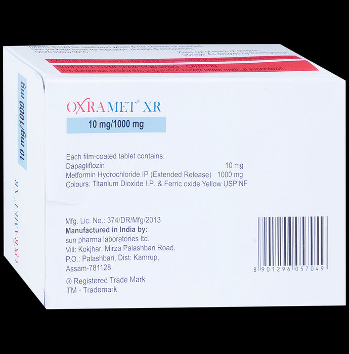 Oxramet XR 10mg/1000mg Tablet
