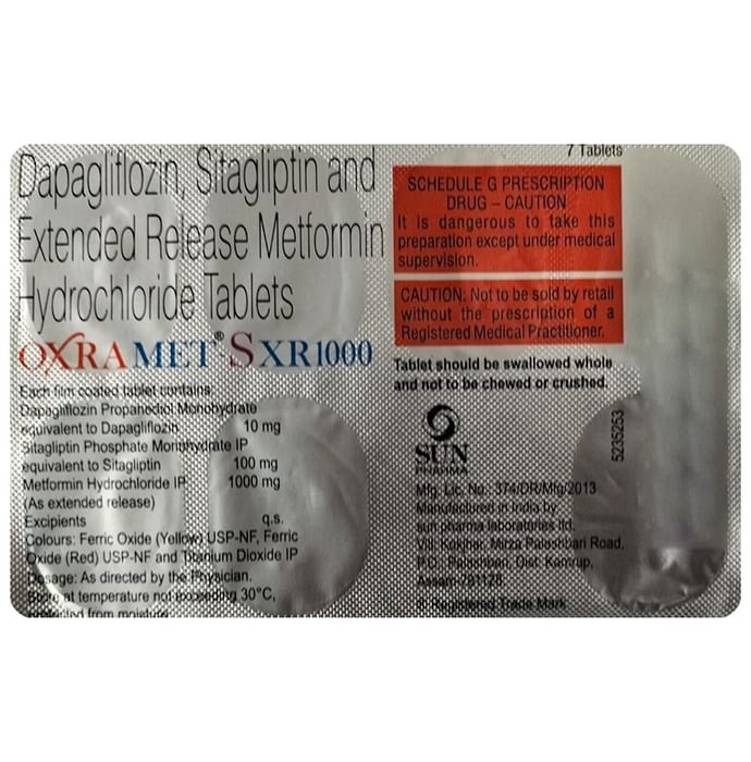 Oxramet-S XR 1000 Tablet