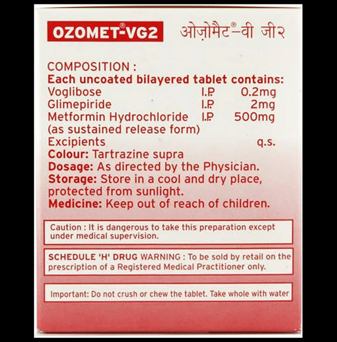Ozomet-VG2 Tablet SR