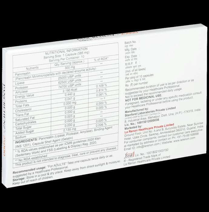 Pancrehenz 25000 Capsule