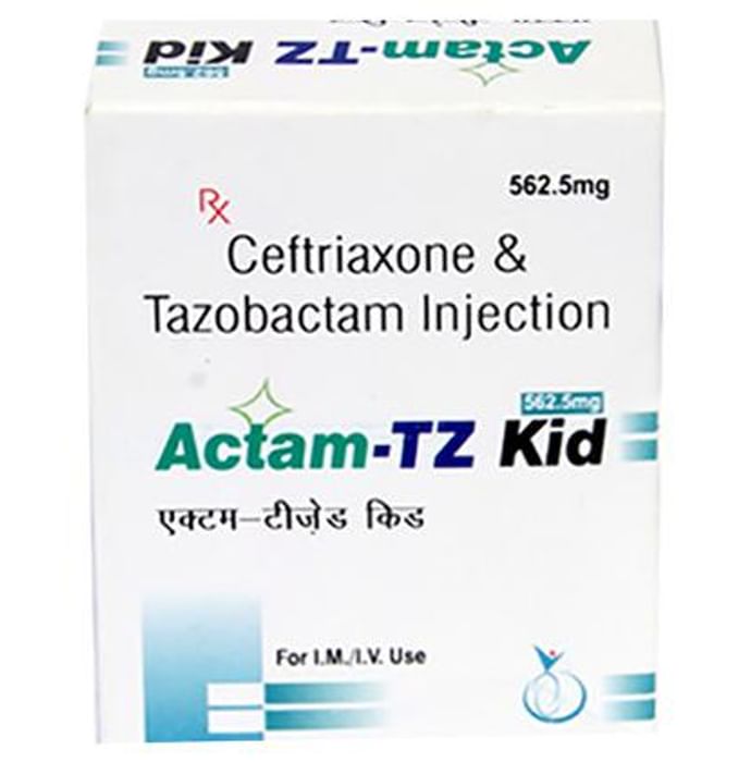 Actam-TZ Kid 562.5mg Injection - Classic Derma
