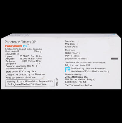 Panzynorm-HS Tablet