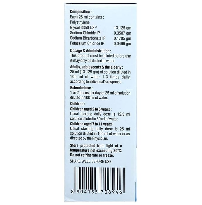 Pegclear Oral Solution Sugar Free