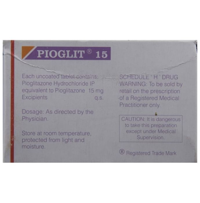 Pioglit 15 Tablet