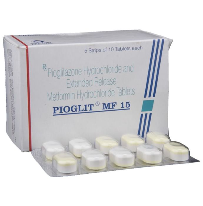 Pioglit MF 15 Tablet ER - Classic Derma
