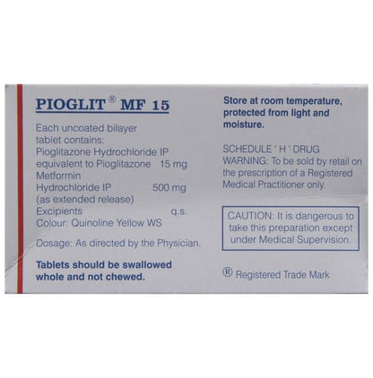 Pioglit MF 15 Tablet ER