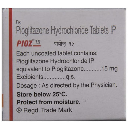 Pioz 15 Tablet