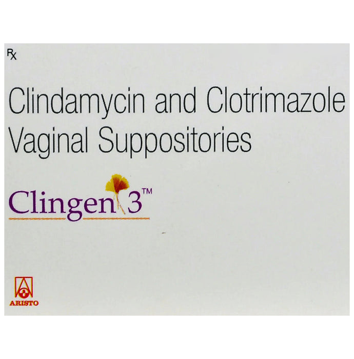 Clingen 3 Vaginal Suppository - Classic Derma