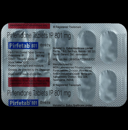Pirfetab 801mg Tablet