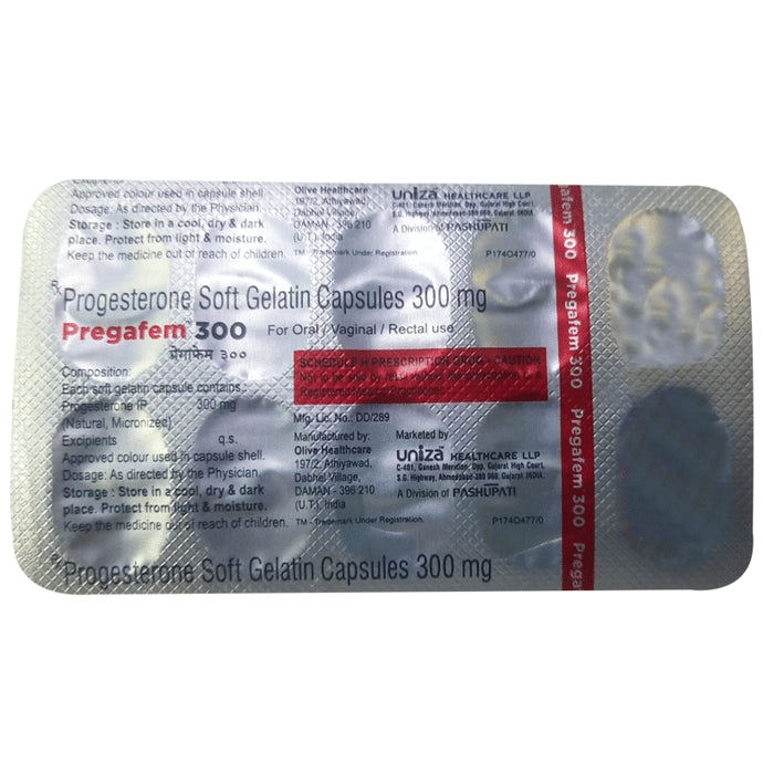 Pregafem 300 Soft Gelatin Capsule