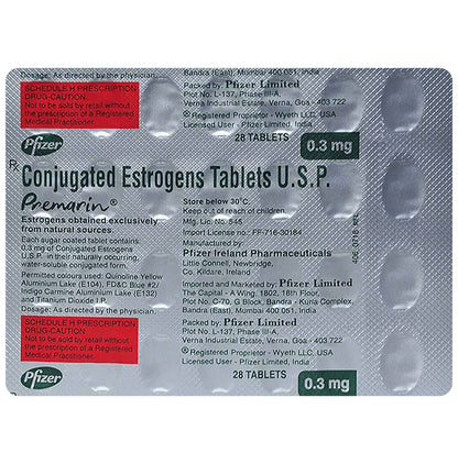 Premarin 0.3mg Tablet