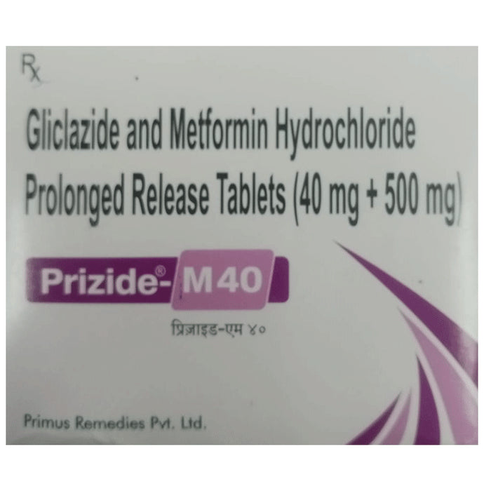 Prizide-M 40mg/500mg Tablet - Classic Derma