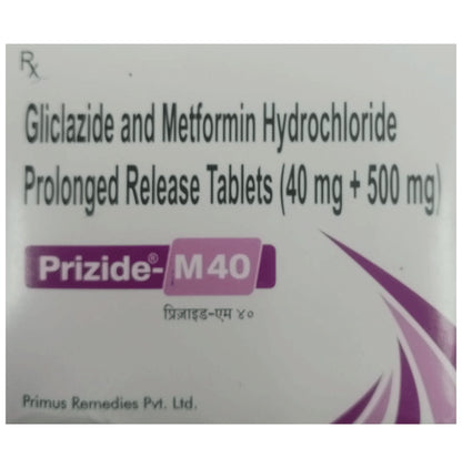 Prizide-M 40mg/500mg Tablet - Classic Derma