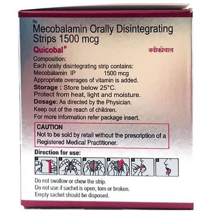 Quicobal Orally Disintegrating Strip