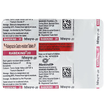 Rabekind 20 Tablet