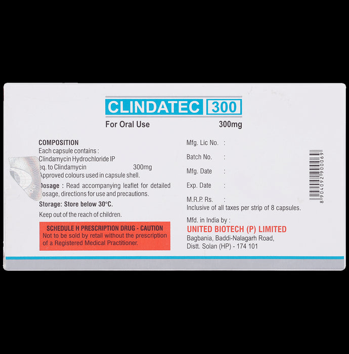 Clindatec 300mg Capsule