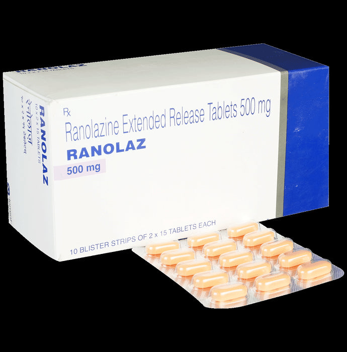 Ranolaz 500 Tablet ER - Classic Derma