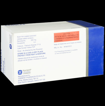 Ranolaz 500 Tablet ER
