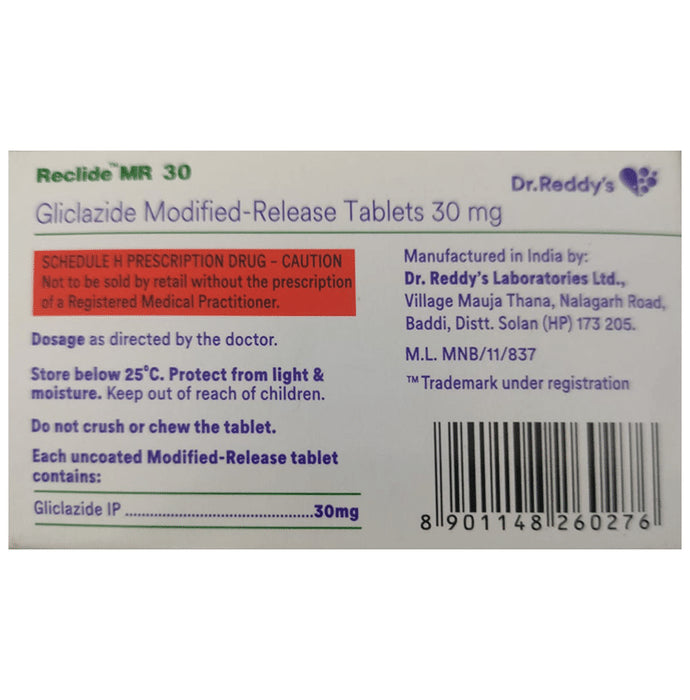 Reclide MR 30 Tablet