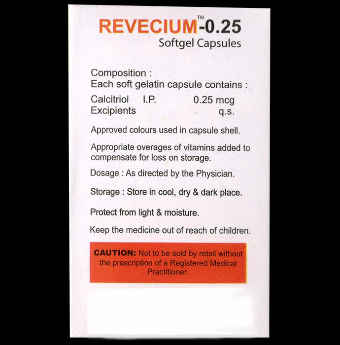 Revecium 0.25 Softgel Capsule