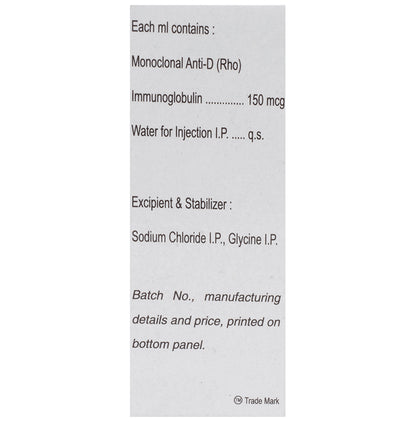 Rhoclone 150mcg Injection