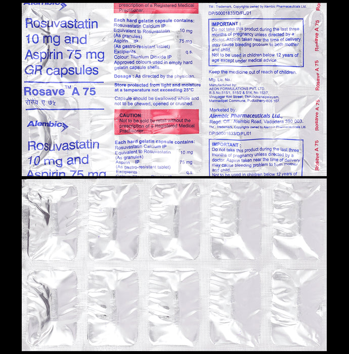 Rosave A 75 Capsule - Classic Derma