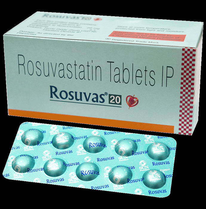 Rosuvas 20 Tablet - Classic Derma